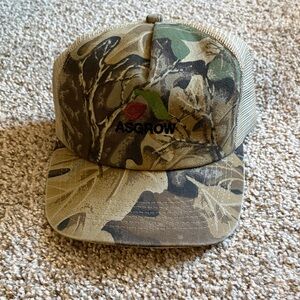 Asgrow Camo Trucker Hat - Green/Brown